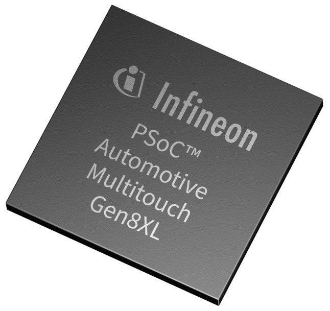 Neuer Automotive PSoC Multitouch-Controller unterstützt OLED- und ultragroße Displays mit hervorragender Touch-Performance